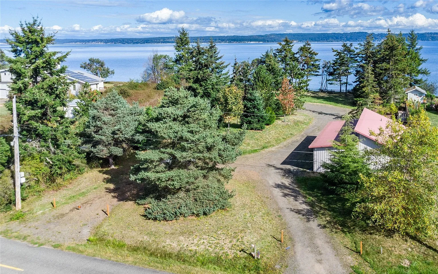 Aerial of east side of parcel